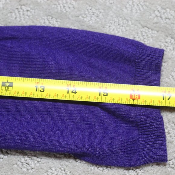 Chico's Size M Puple Turtleneck 3/4 Sleeve Sweater - LIKE NEW - Picture 5 of 6